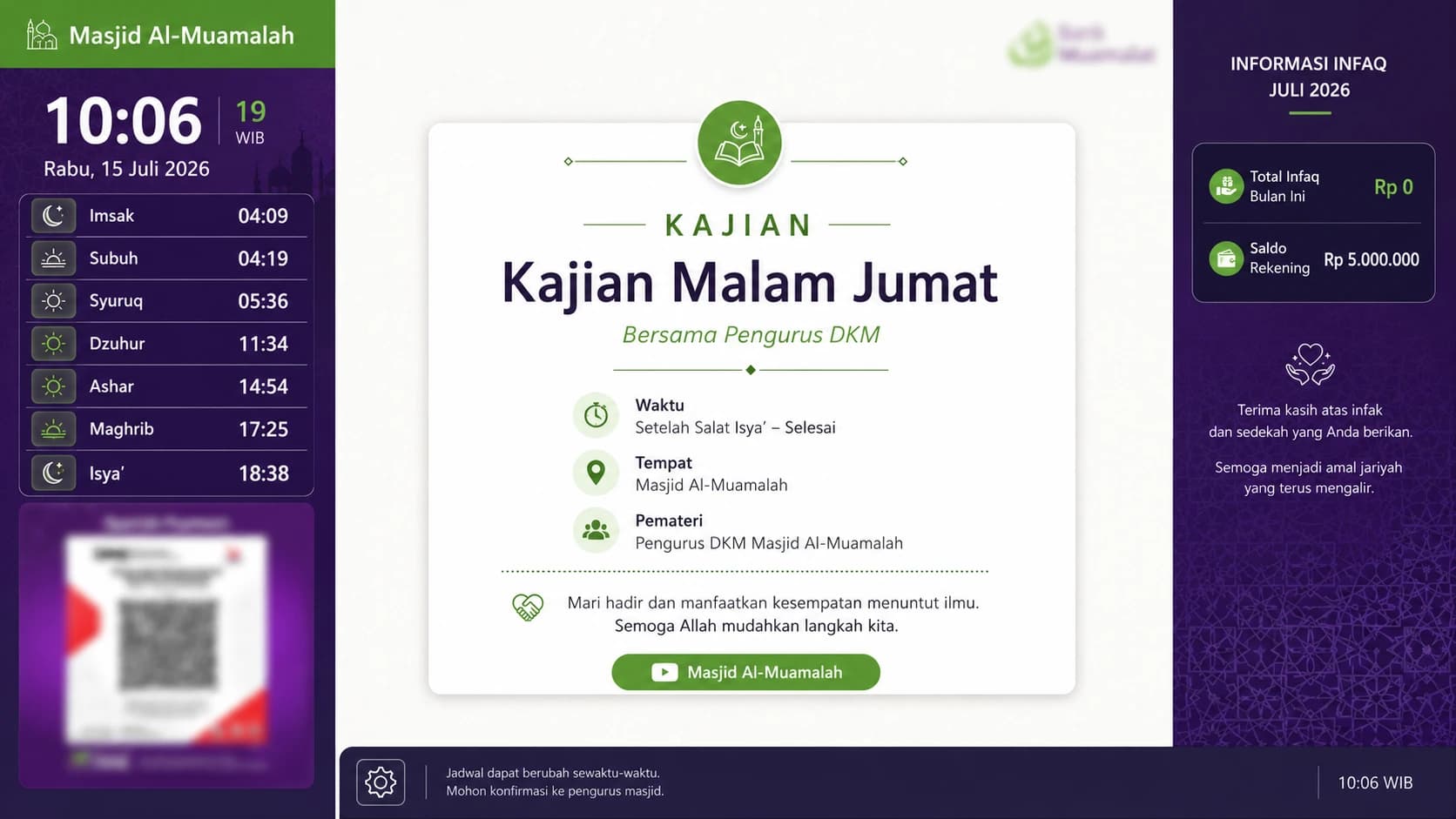 Screenshot Masjid App